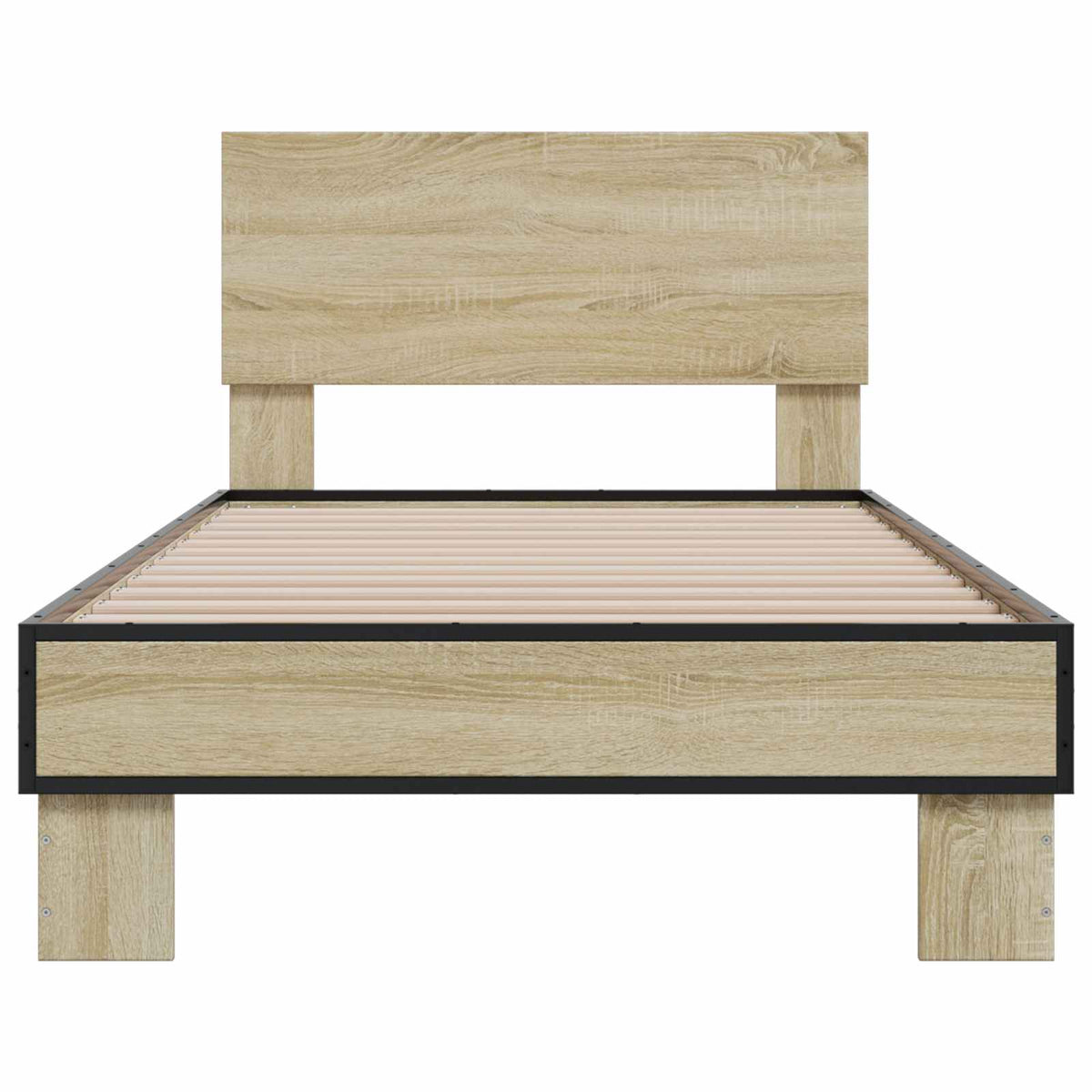 Bed Frame without Mattress Length 200 cm Sonoma oak 80 cm