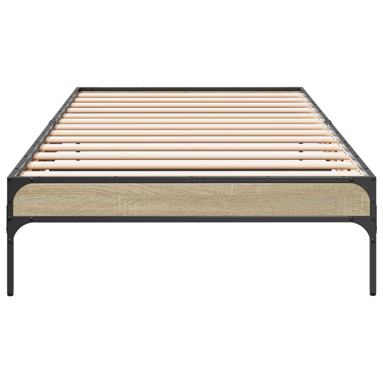 vidaXL Bed Frame Sonoma Oak 80 x 200 cm Engineered Wood 4