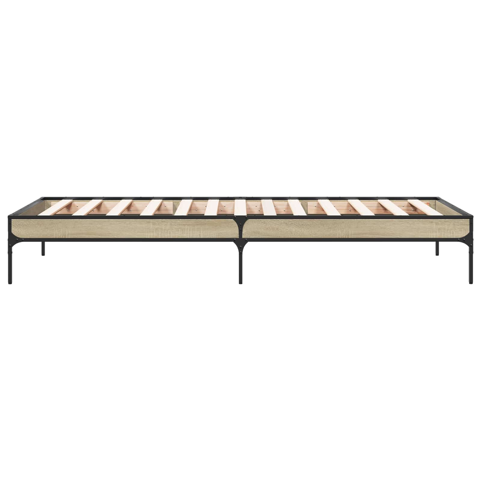 vidaXL Bed Frame Sonoma Oak 80 x 200 cm Engineered Wood 5