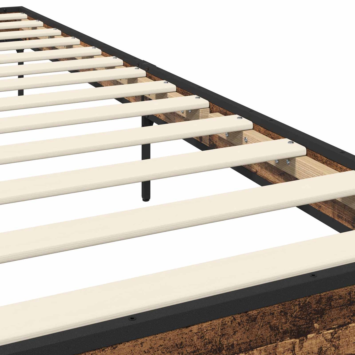 vidaXL Bed Frame Old Wood 80 x 200 cm Engineered Wood 6