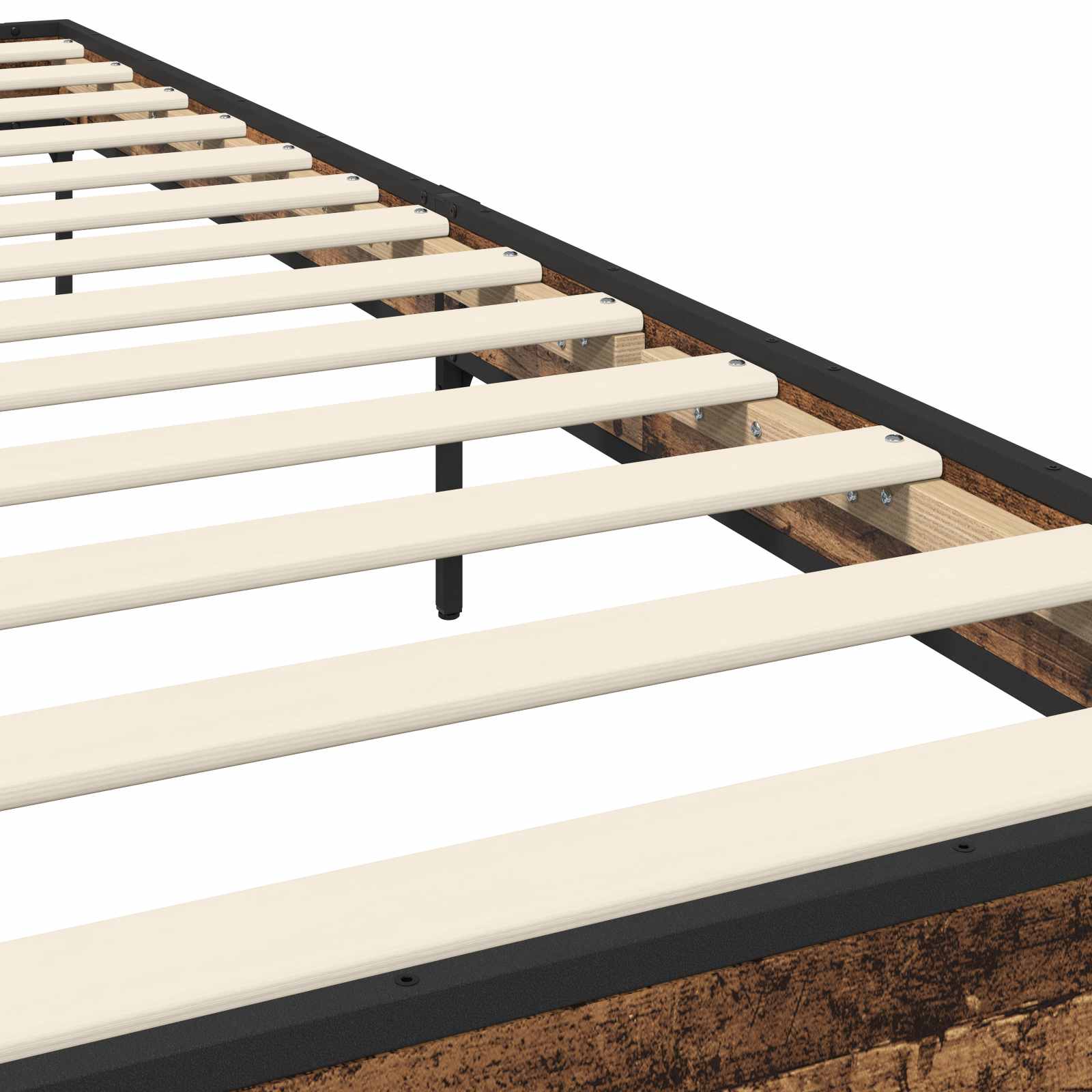vidaXL Bed Frame Old Wood 80 x 200 cm Engineered Wood 6