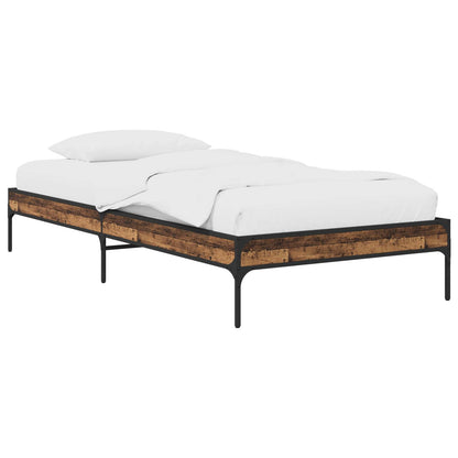 vidaXL Bed Frame Old Wood 80 x 200 cm Engineered Wood 2