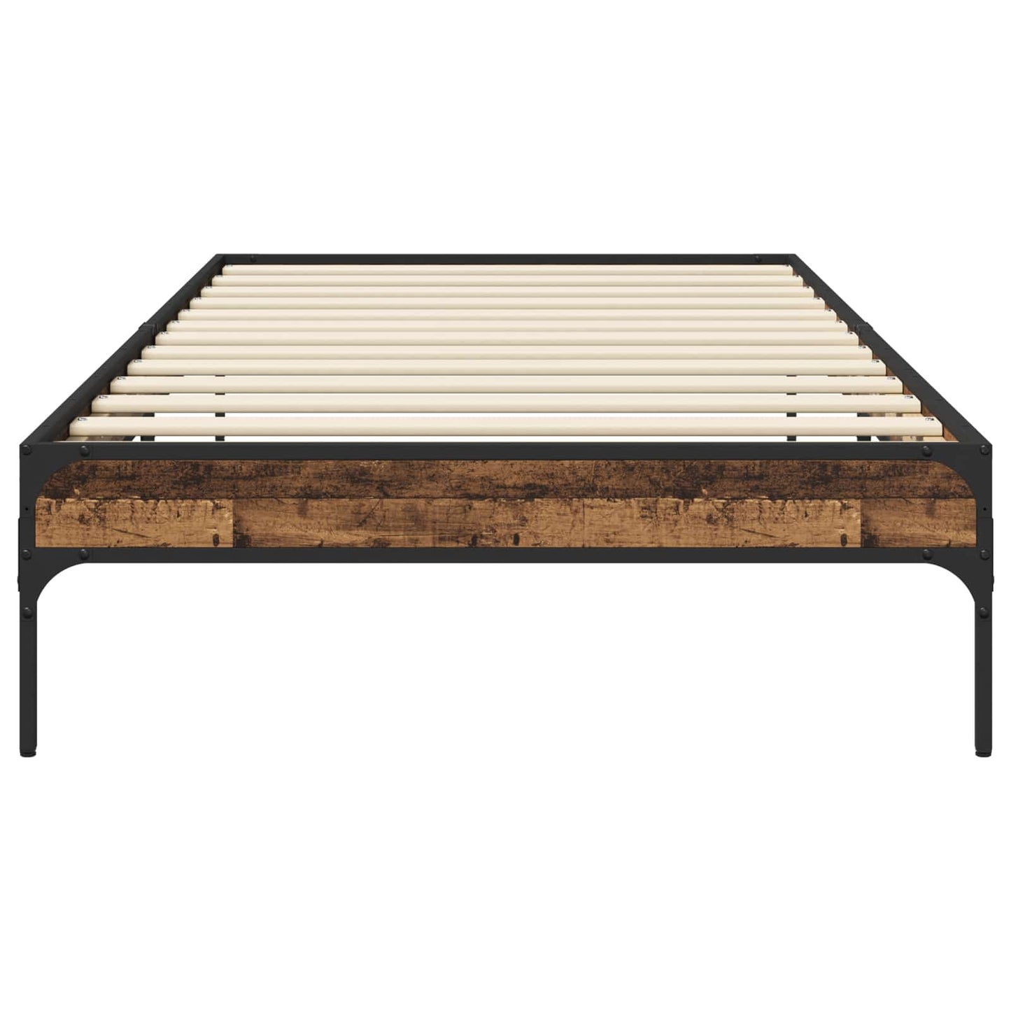 vidaXL Bed Frame Old Wood 80 x 200 cm Engineered Wood 4