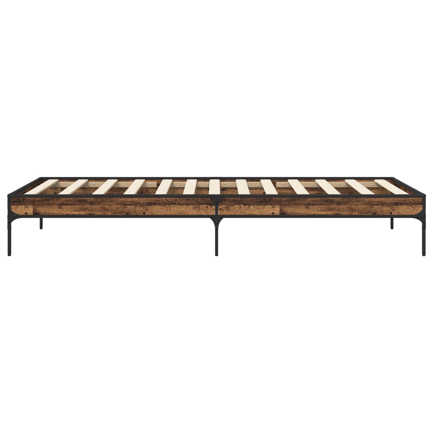 vidaXL Bed Frame Old Wood 80 x 200 cm Engineered Wood 5