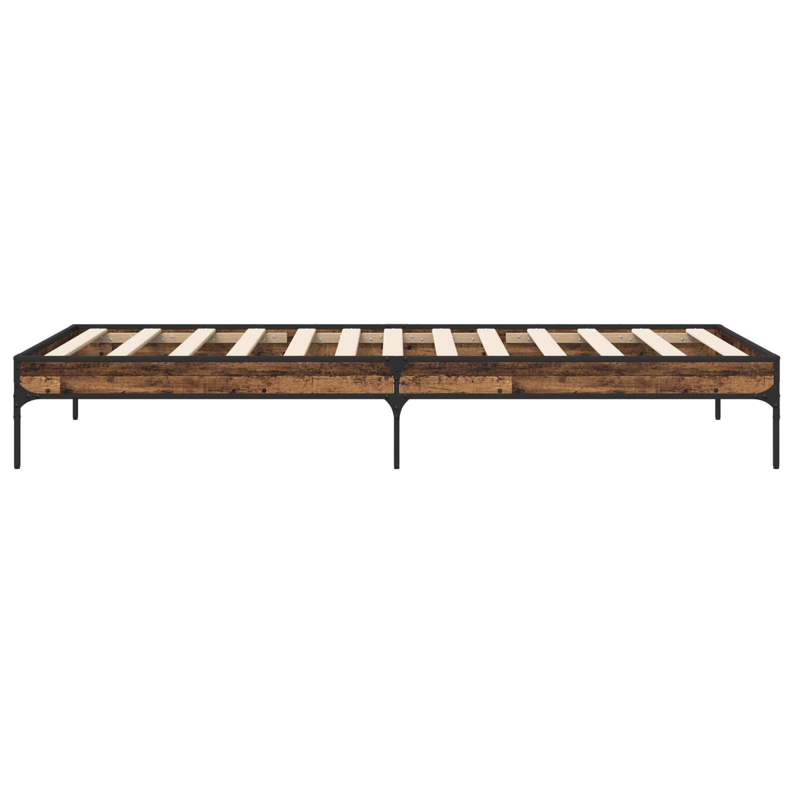 vidaXL Bed Frame Old Wood 80 x 200 cm Engineered Wood 5