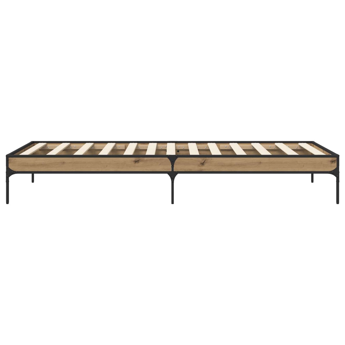 vidaXL Bed Frame Artisian Oak 80 x 200 cm Engineered Wood 5