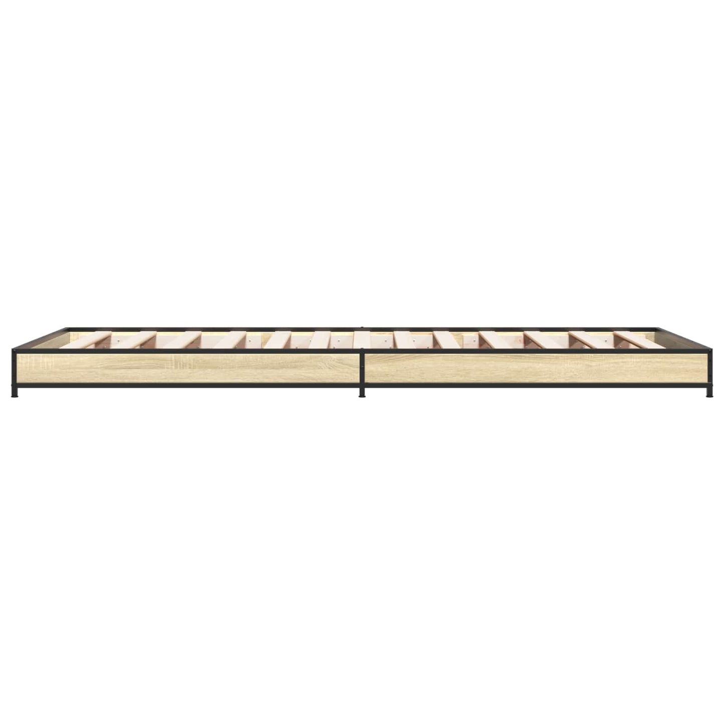 vidaXL Bed Frame Sonoma Oak 80 x 200 cm Engineered Wood 5