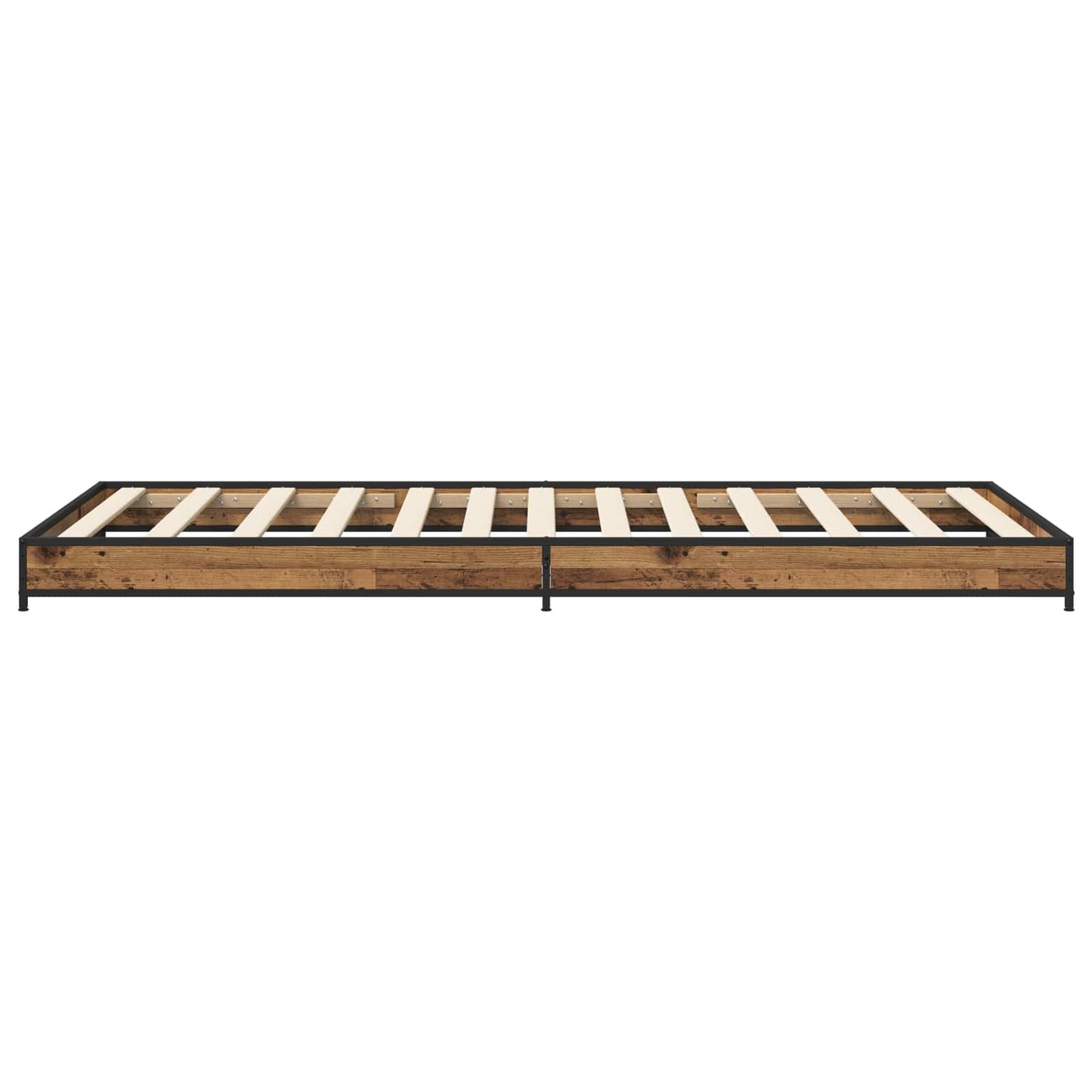 vidaXL Bed Frame Old Wood 80 x 200 cm Engineered Wood 5