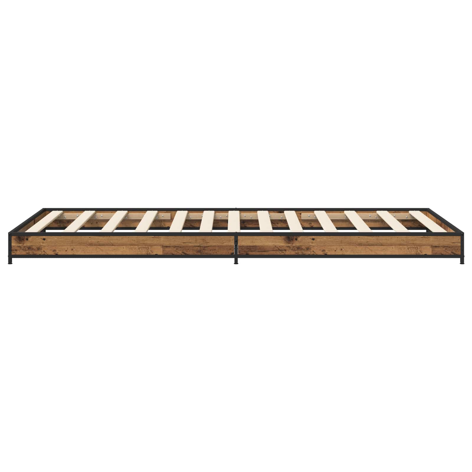 vidaXL Bed Frame Old Wood 80 x 200 cm Engineered Wood 5