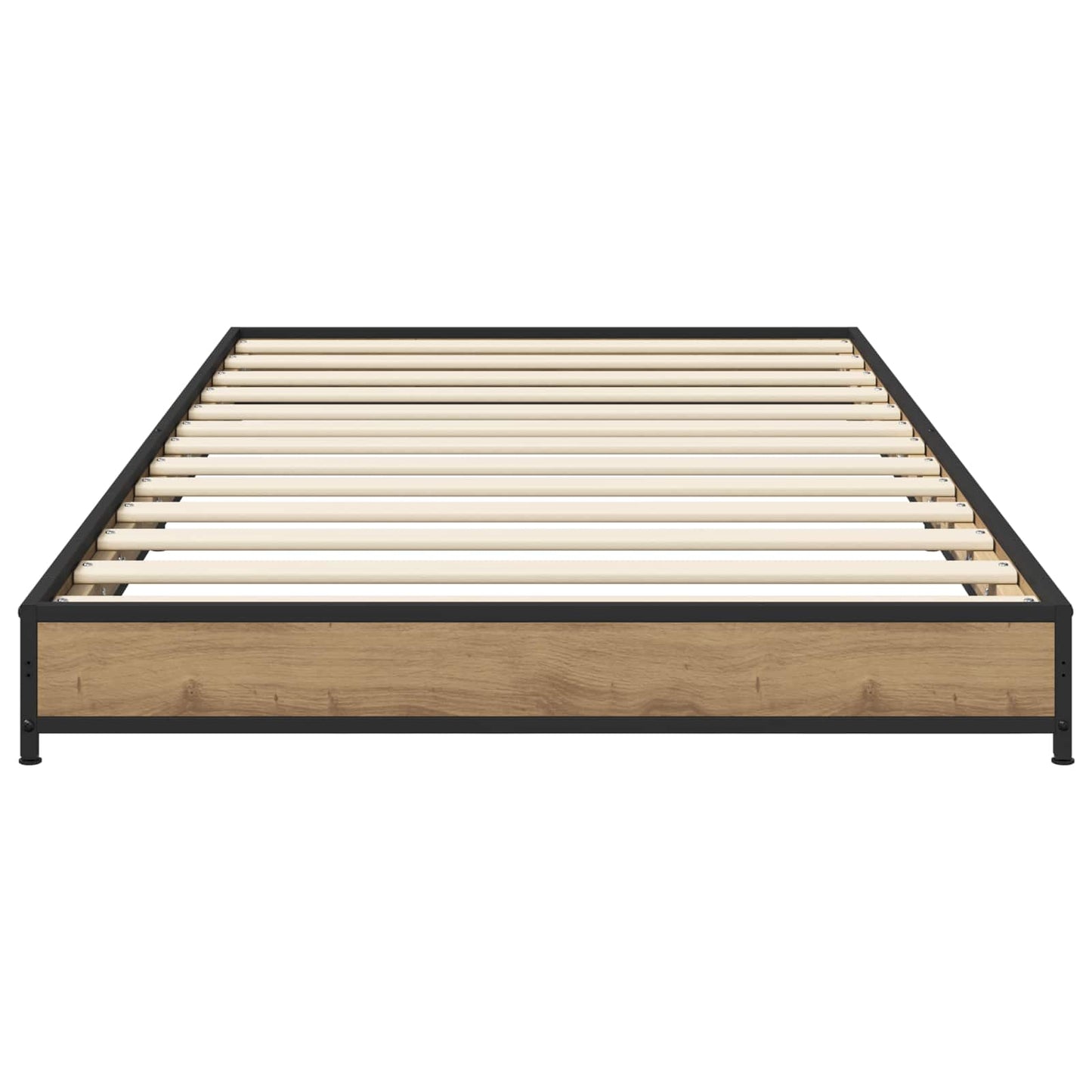 vidaXL Bed Frame Artisan Oak 80 x 200 cm Engineered Wood 4