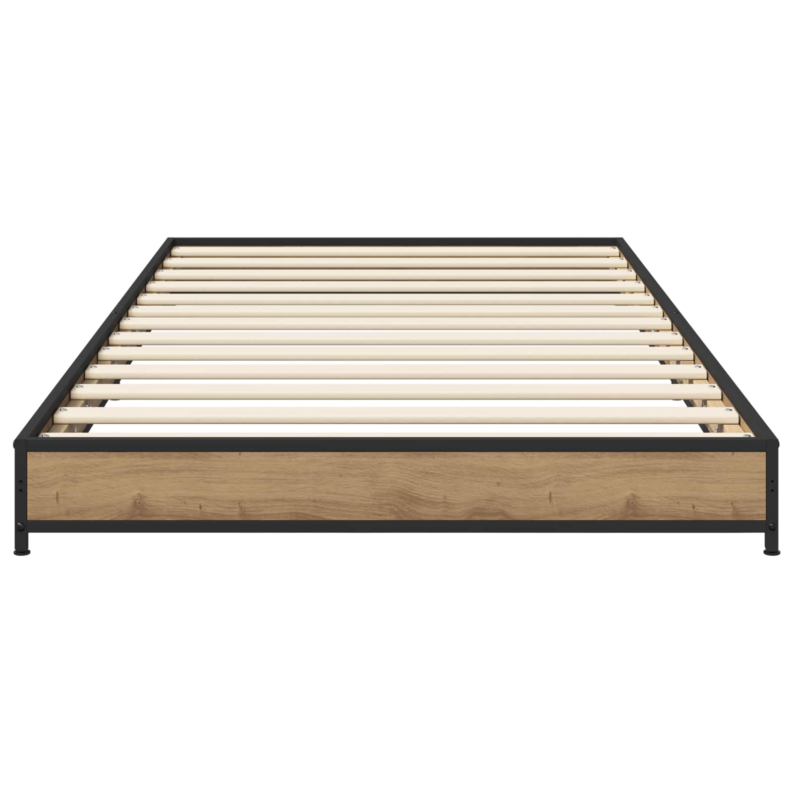 vidaXL Bed Frame Artisan Oak 80 x 200 cm Engineered Wood 4