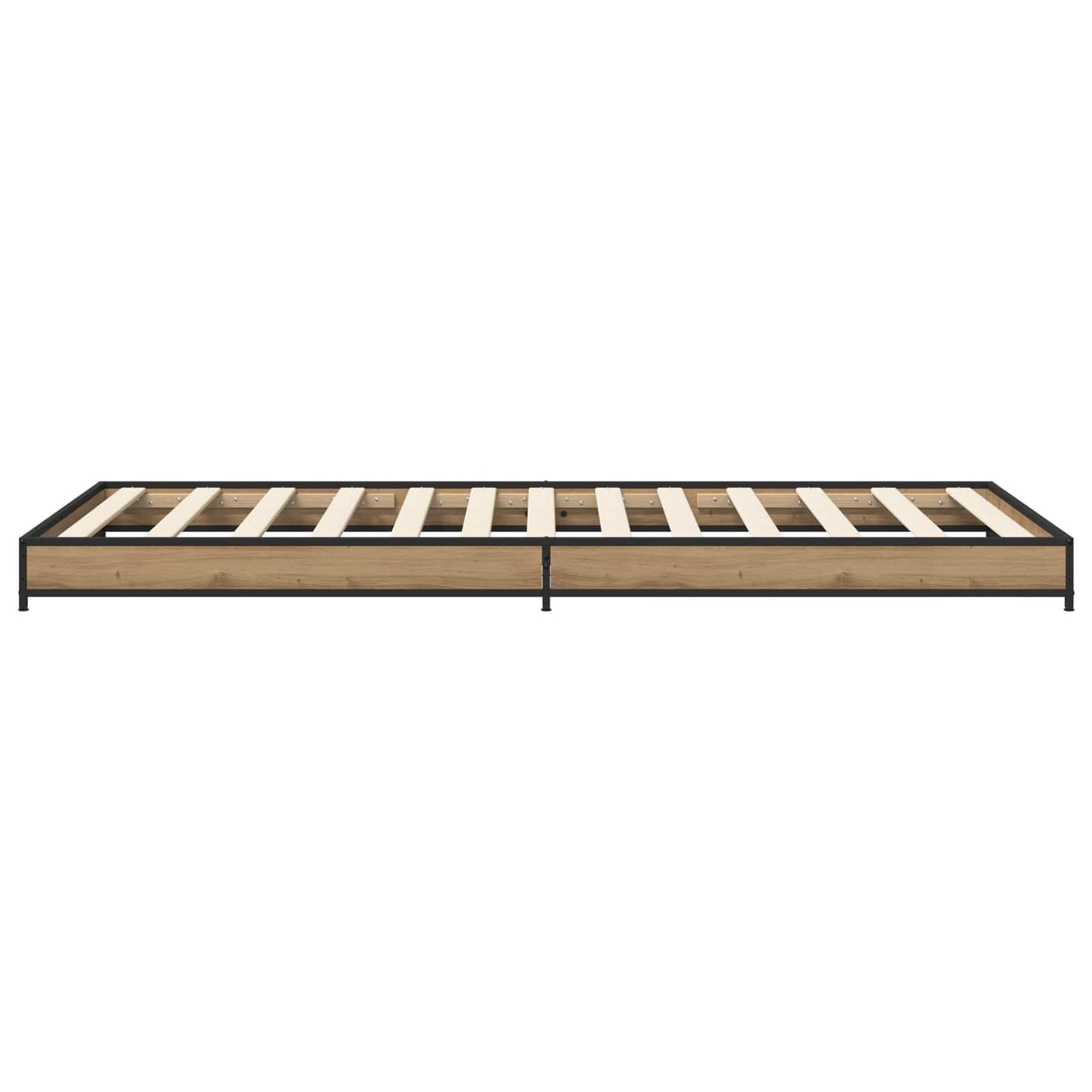 vidaXL Bed Frame Artisan Oak 80 x 200 cm Engineered Wood 5