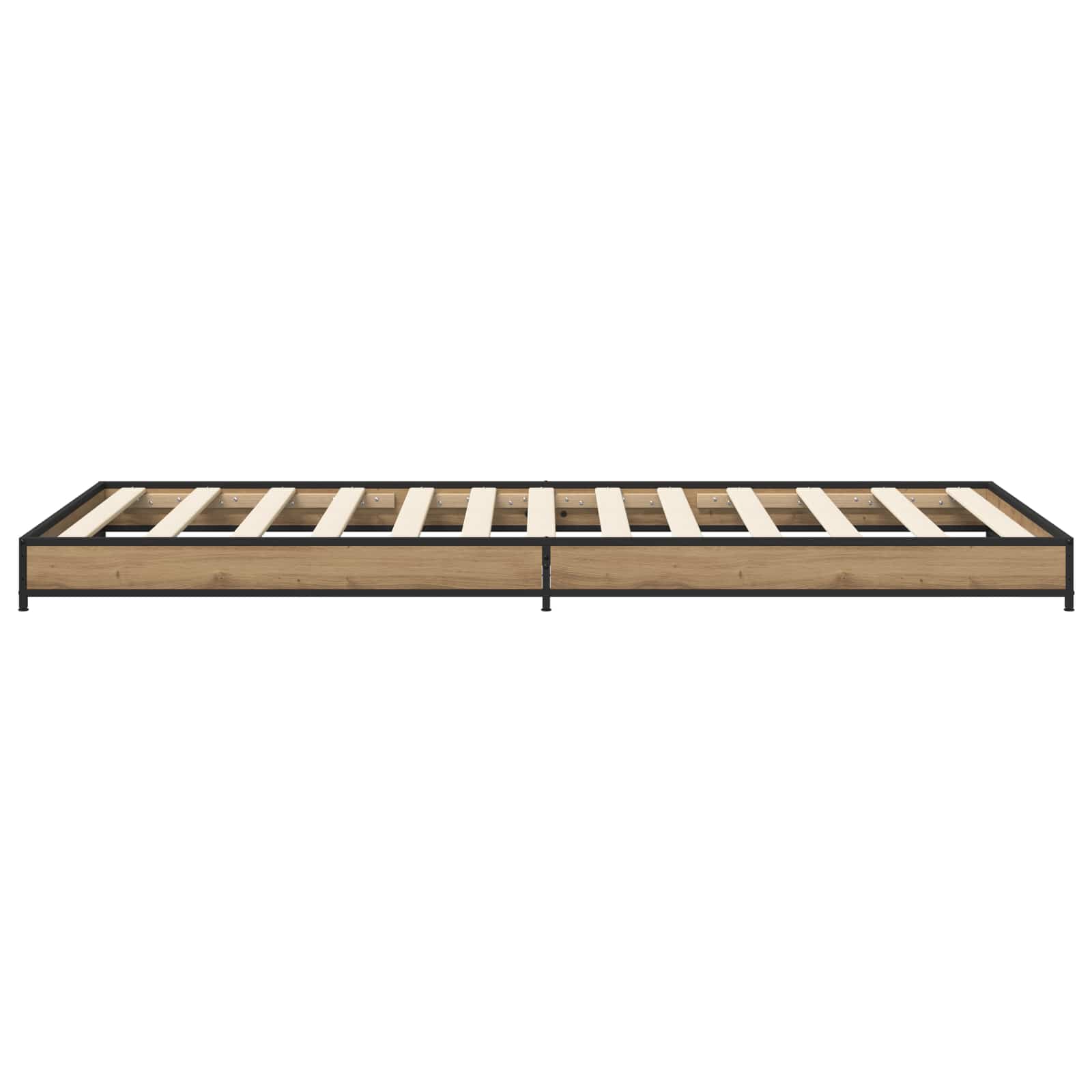 vidaXL Bed Frame Artisan Oak 80 x 200 cm Engineered Wood 5