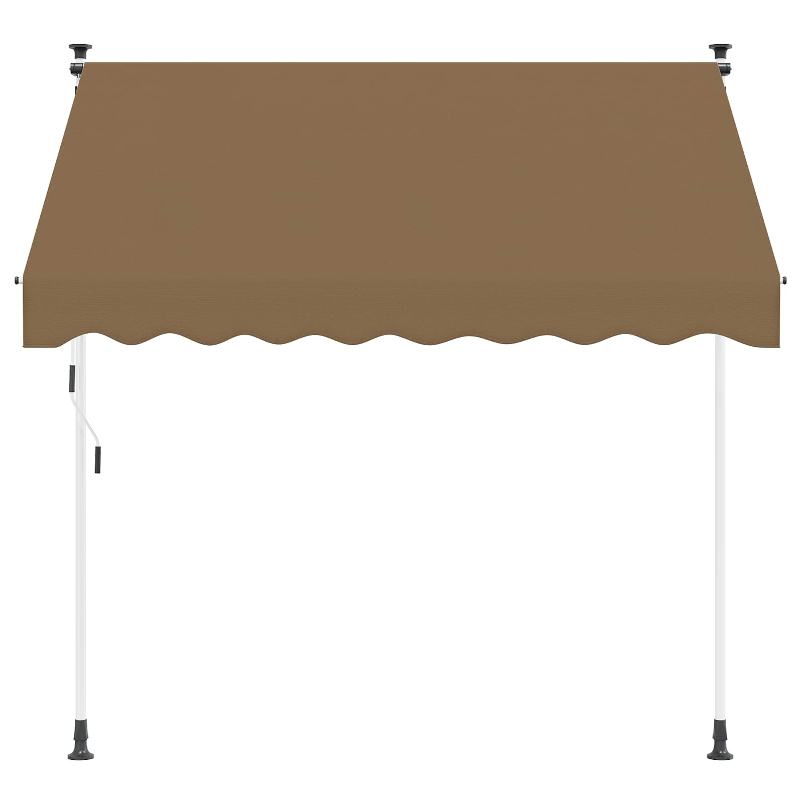 vidaXL Manual Retractable Awning Beige 100 cm 3