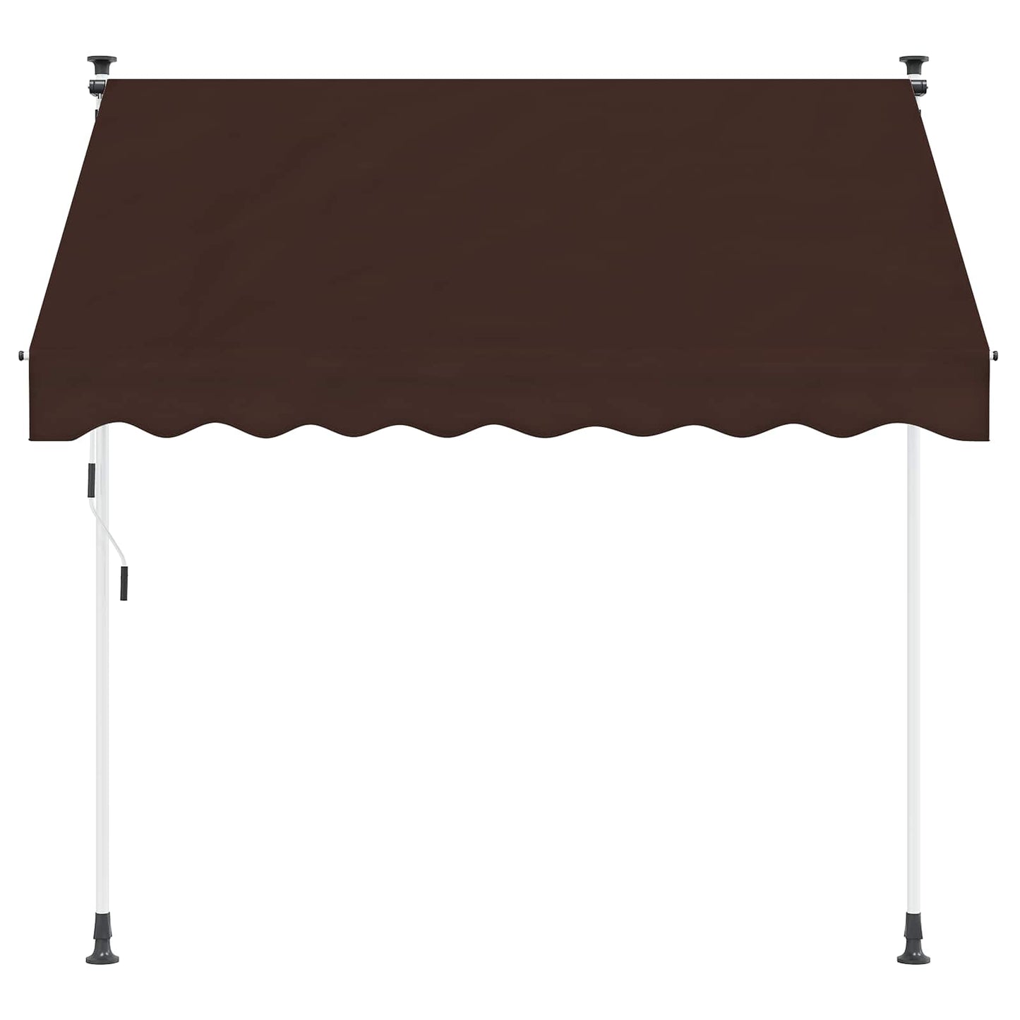 vidaXL Manual Retractable Awning Brown 300 cm 3