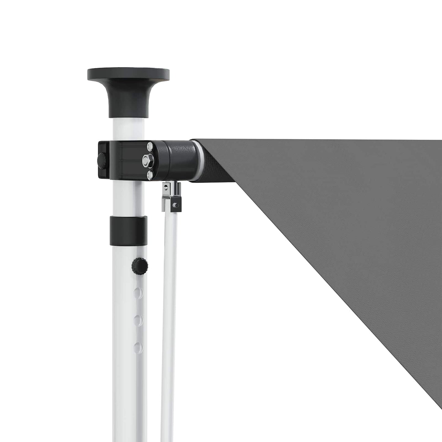 vidaXL Manual Retractable Awning 180 g / m² Polyester with PU Coated 3