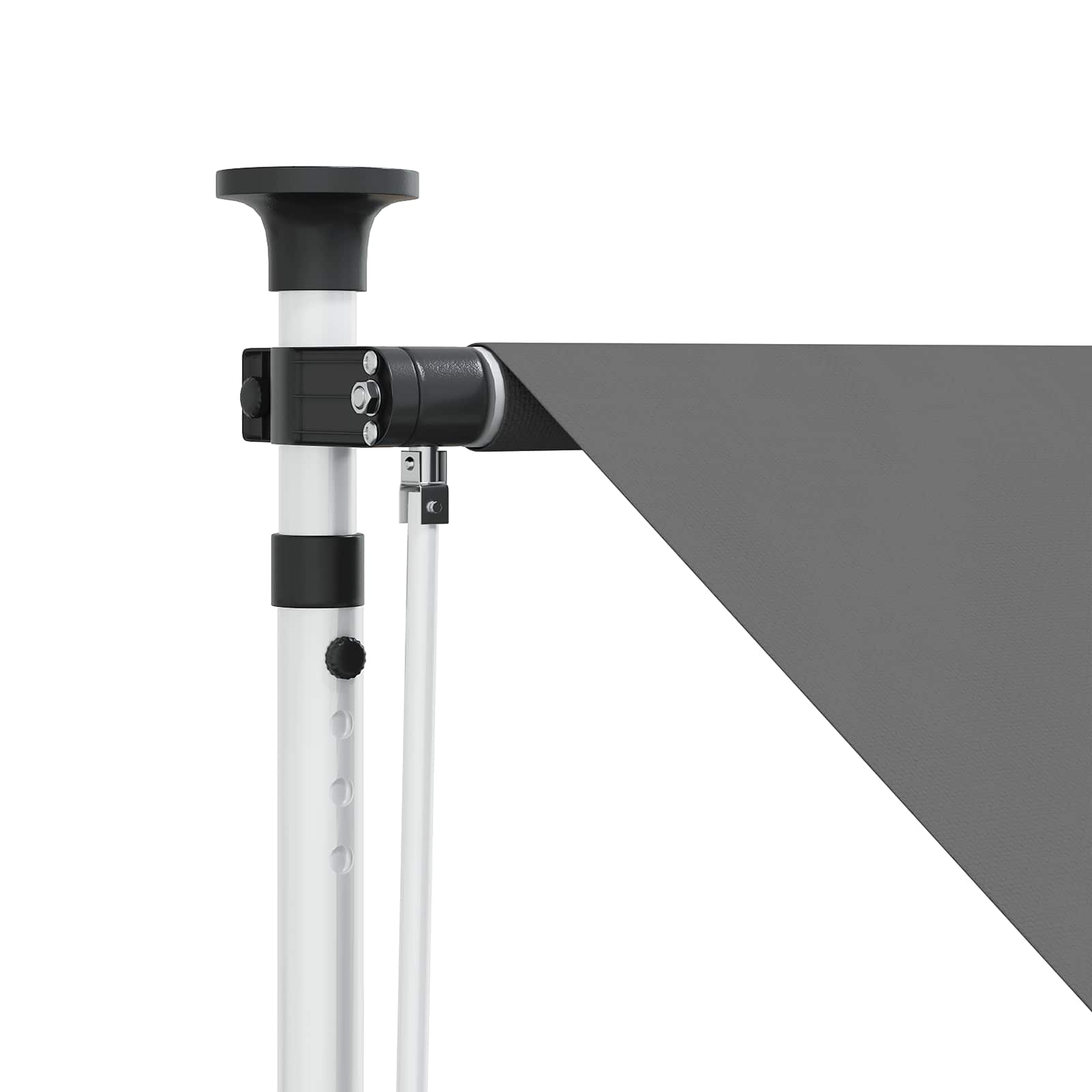 vidaXL Manual Retractable Awning 180 g / m² Polyester with PU Coated 3