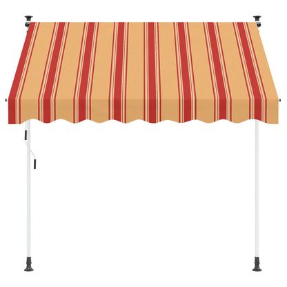 vidaXL Manual Retractable Awning Multicolour 100 x 115 x 300 cm 2
