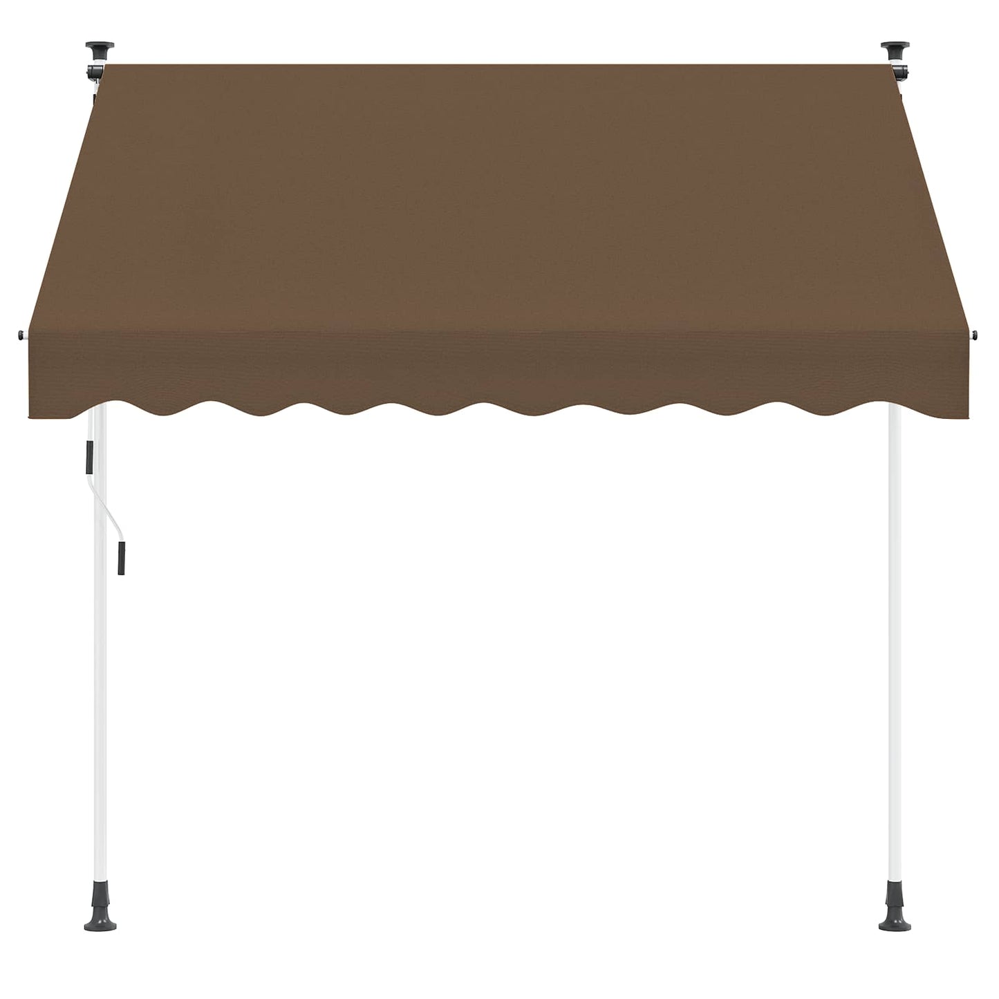 vidaXL Manual Retractable Awning Taupe 300 cm 3