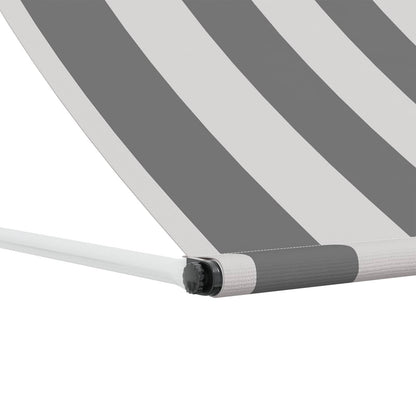 vidaXL Awning Anthracite and White 400 x 150 cm 4