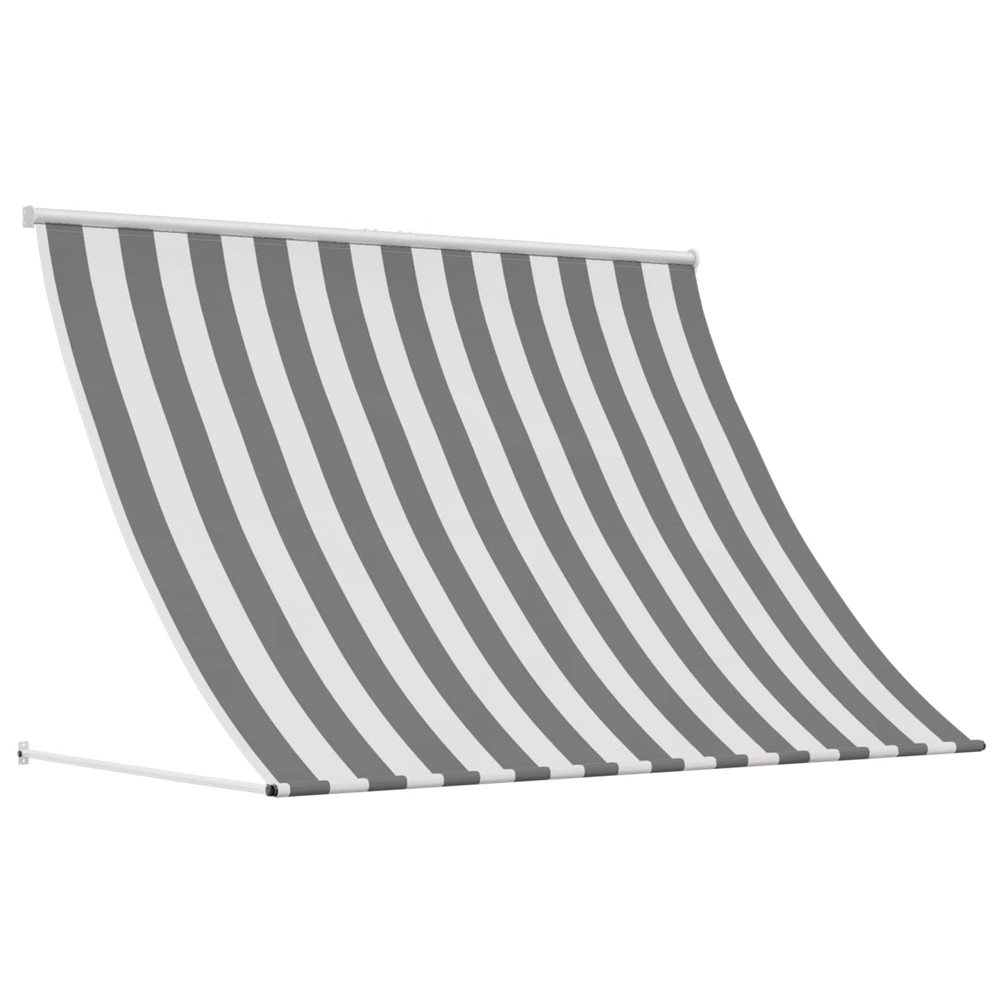 vidaXL Awning Anthracite and White 400 x 150 cm 1