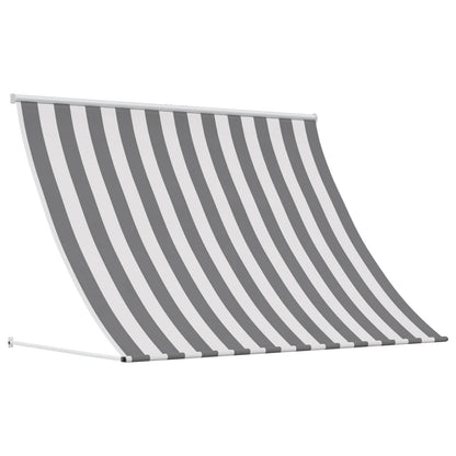 vidaXL Awning Anthracite and White 400 x 150 cm 1