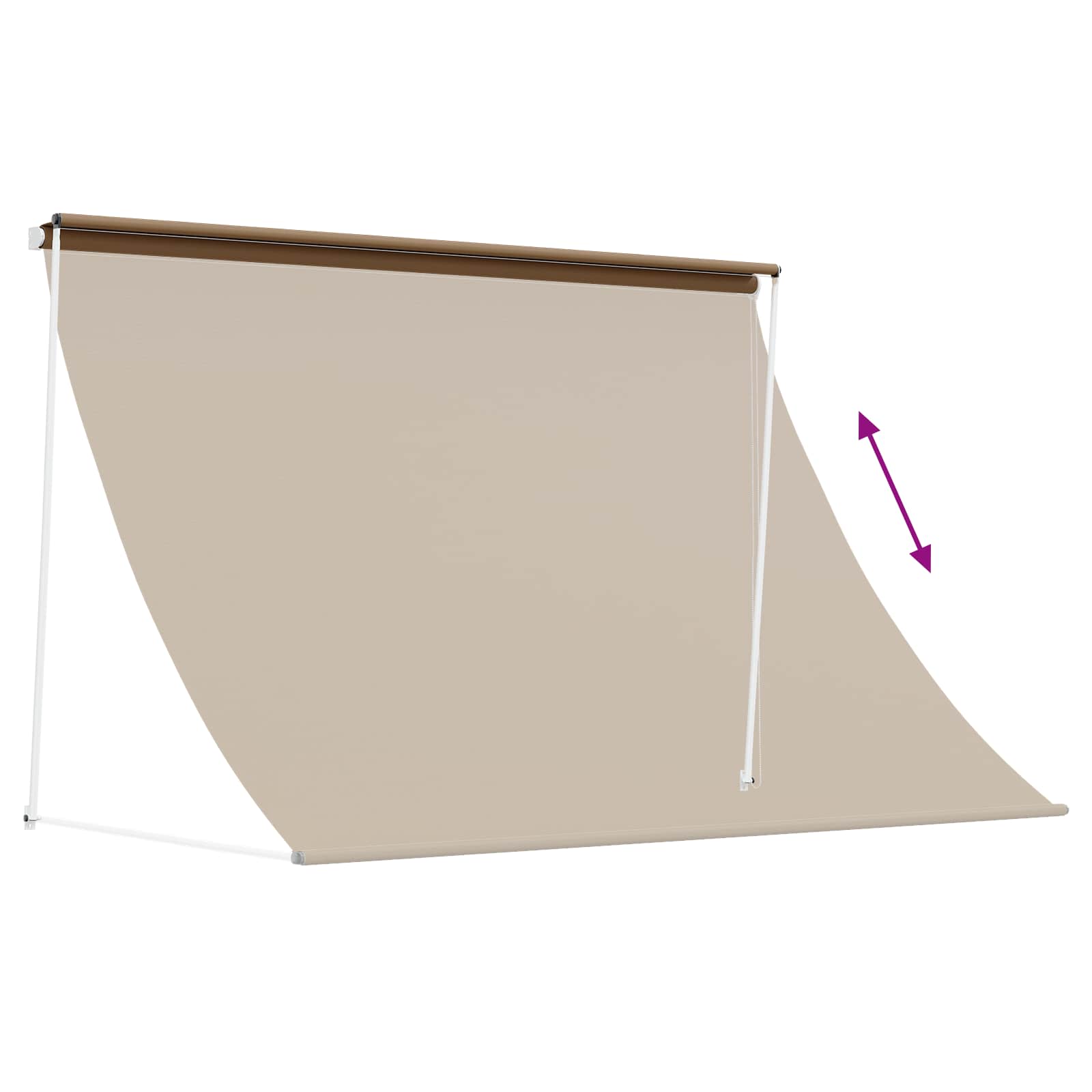 vidaXL Awning Beige 200 x 150 cm 180 g / m² Polyester with PU Coated 5