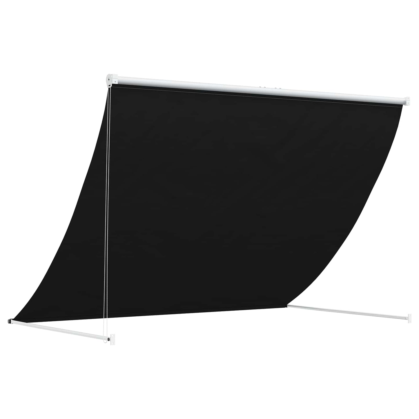 vidaXL Awning Black 350 x 150 cm 180 g / m² Polyester with PU Coated 4