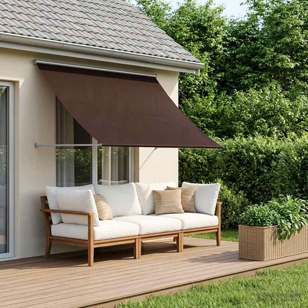 vidaXL Awning Brown 200 x 150 cm 180 g / m² Polyester with PU Coated 1