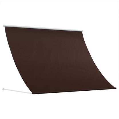 vidaXL Awning Brown 400 x 150 cm 180 g / m² Polyester with PU Coated 2