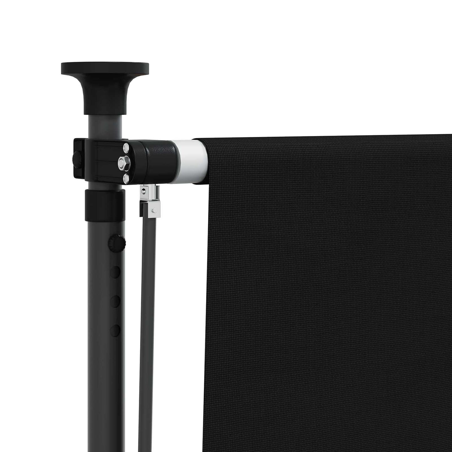 vidaXL Outdoor Roller Blind Black 100 x 270 cm 4