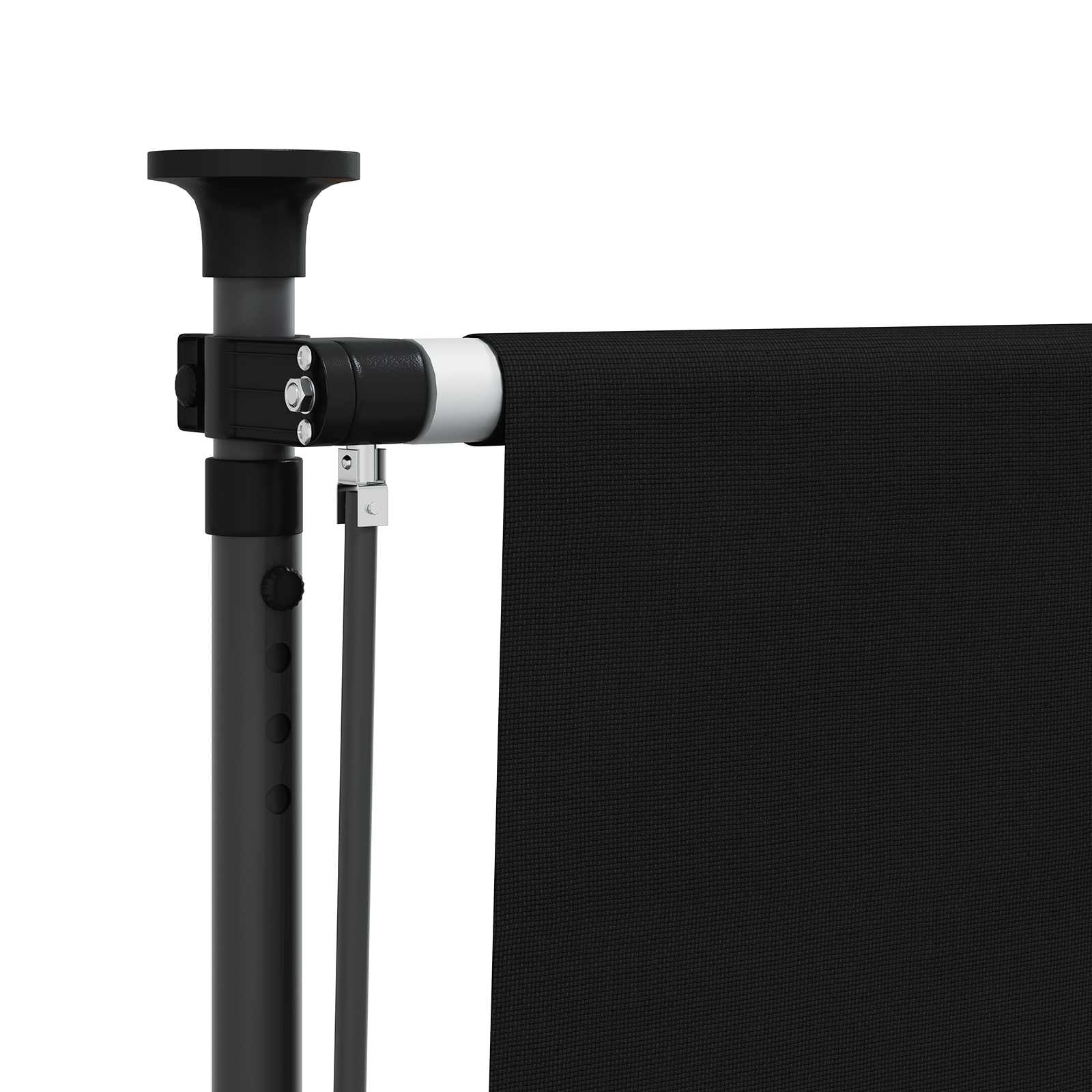 vidaXL Outdoor Roller Blind Black 100 x 270 cm 4