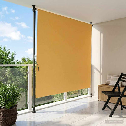 vidaXL Outdoor Roller Blind Sand 150 x 270 cm 1