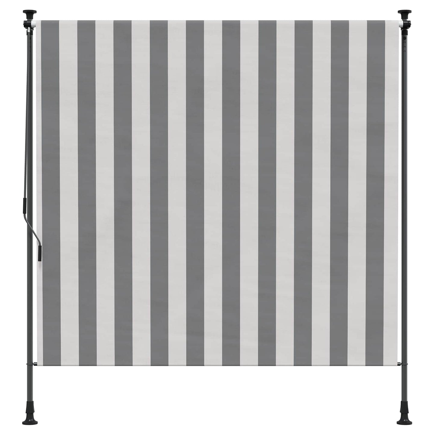 vidaXL Outdoor Roller Blind Anthracite and White 100 x 270 cm 3