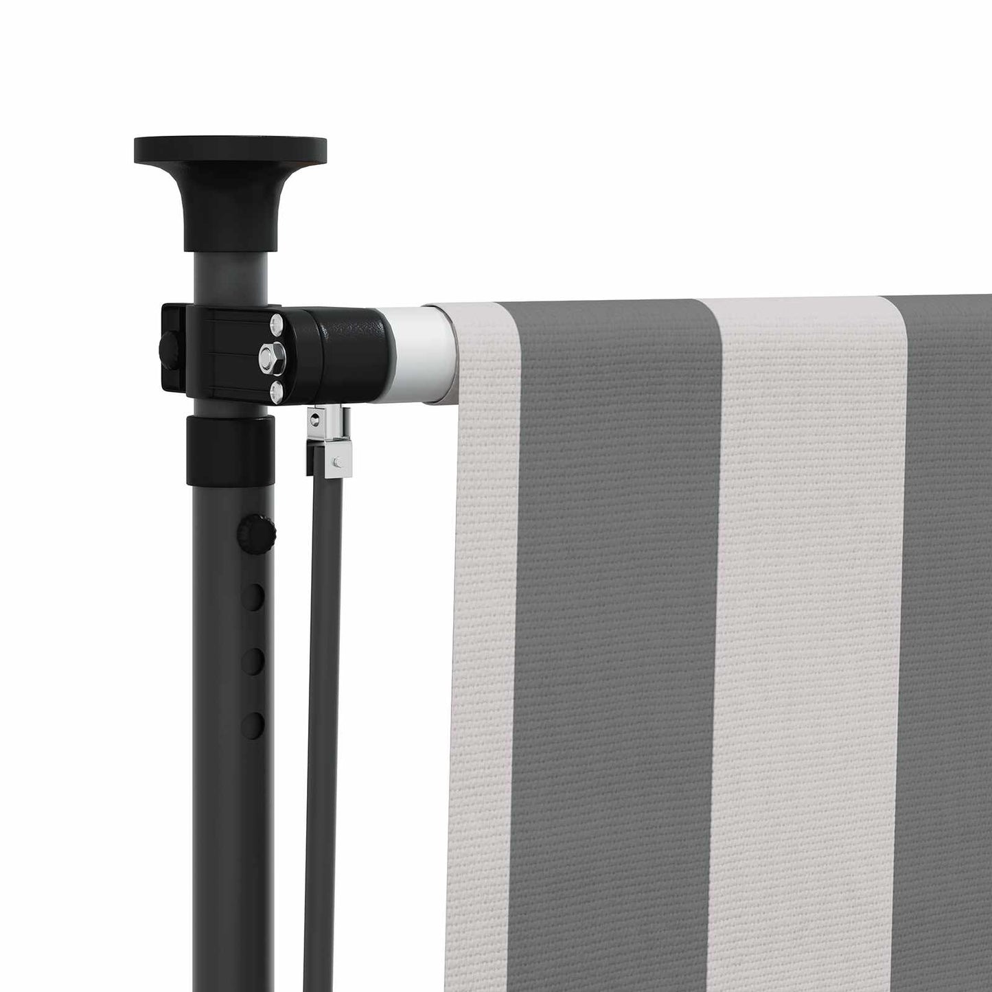 vidaXL Outdoor Roller Blind Anthracite and White 120 x 270 cm 4