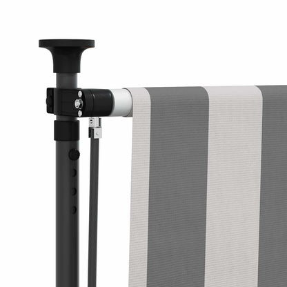 vidaXL Outdoor Roller Blind Anthracite and White 120 x 270 cm 4