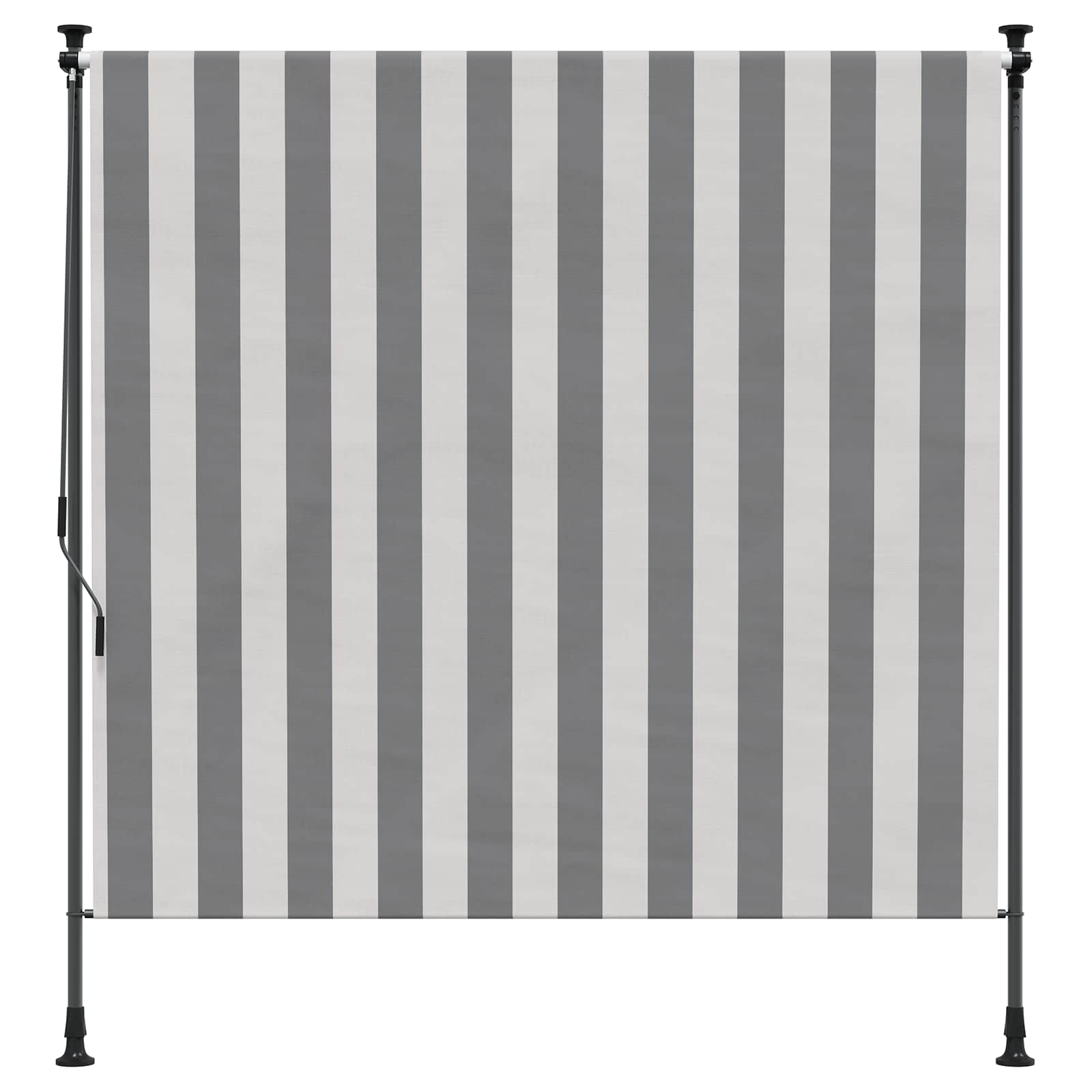 vidaXL Outdoor Roller Blind Anthracite and White 120 x 270 cm 3
