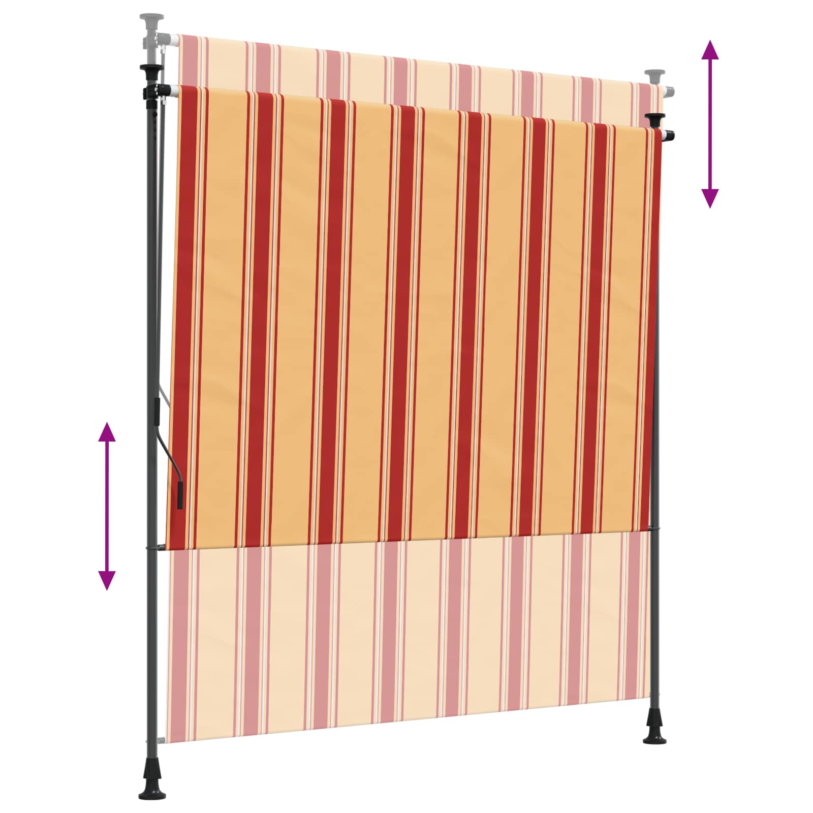 vidaXL Outdoor Roller Blind Multicolour 200 x 270 cm 6