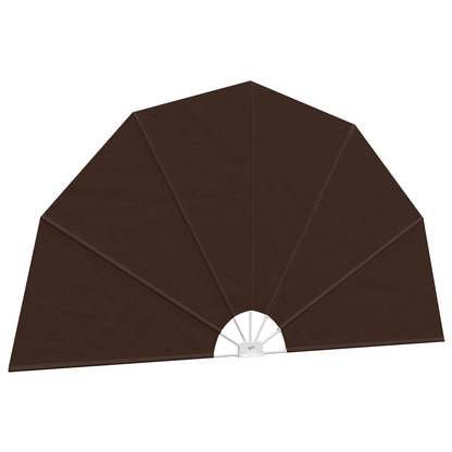 vidaXL Balcony Privacy Screen Ø 400 cm Polyester Brown 1
