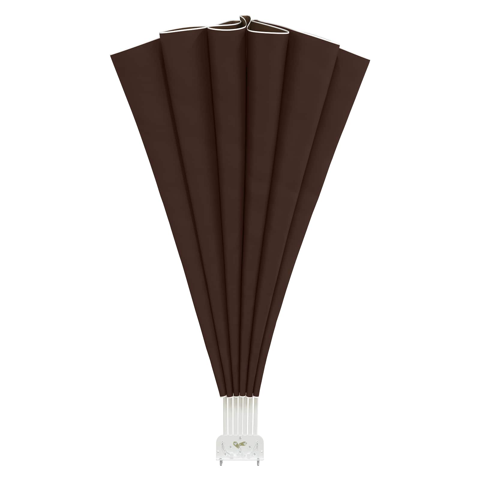vidaXL Balcony Privacy Screen Ø 400 cm Polyester Brown 5