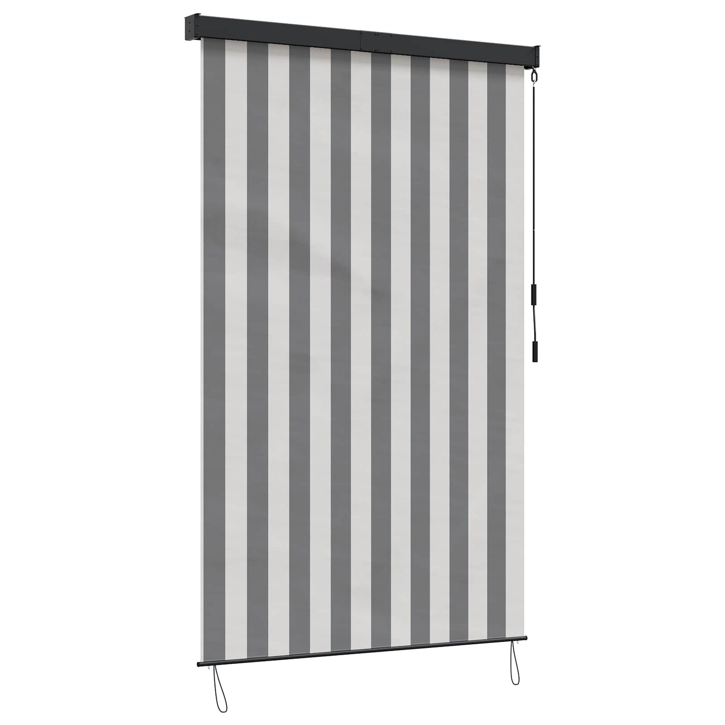 vidaXL Roller Blind Anthracite and White 60 x 250 cm 2