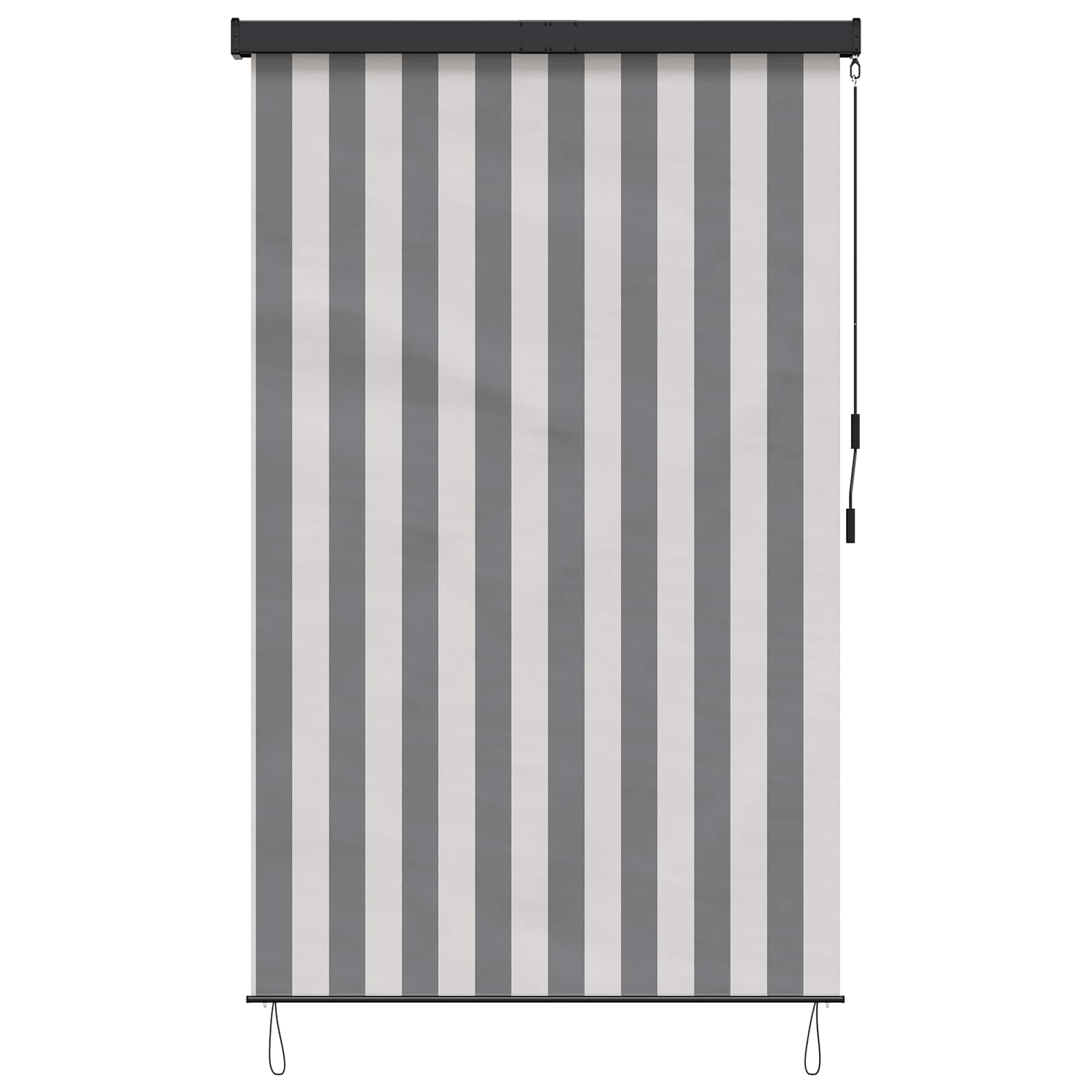 vidaXL Roller Blind Anthracite and White 60 x 250 cm 4