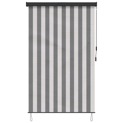 vidaXL Roller Blind Anthracite and White 60 x 250 cm 4