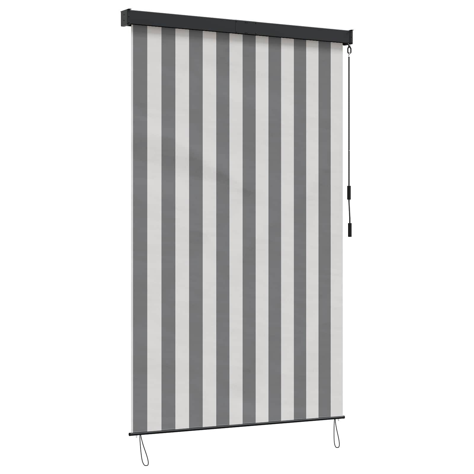vidaXL Roller Blind Anthracite and White 100 x 250 cm 2