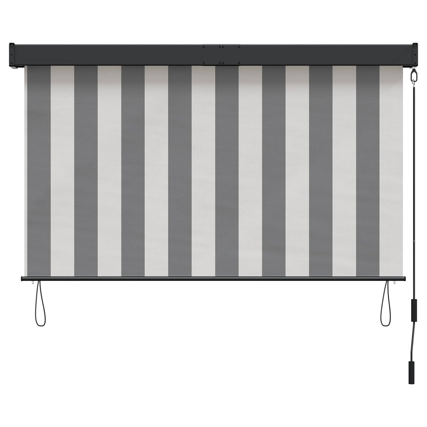 vidaXL Roller Blind Anthracite and White 100 x 250 cm 3