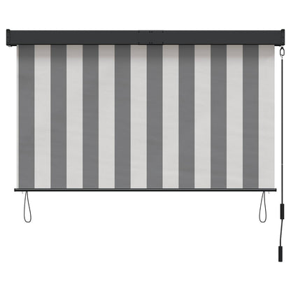 vidaXL Roller Blind Anthracite and White 100 x 250 cm 3