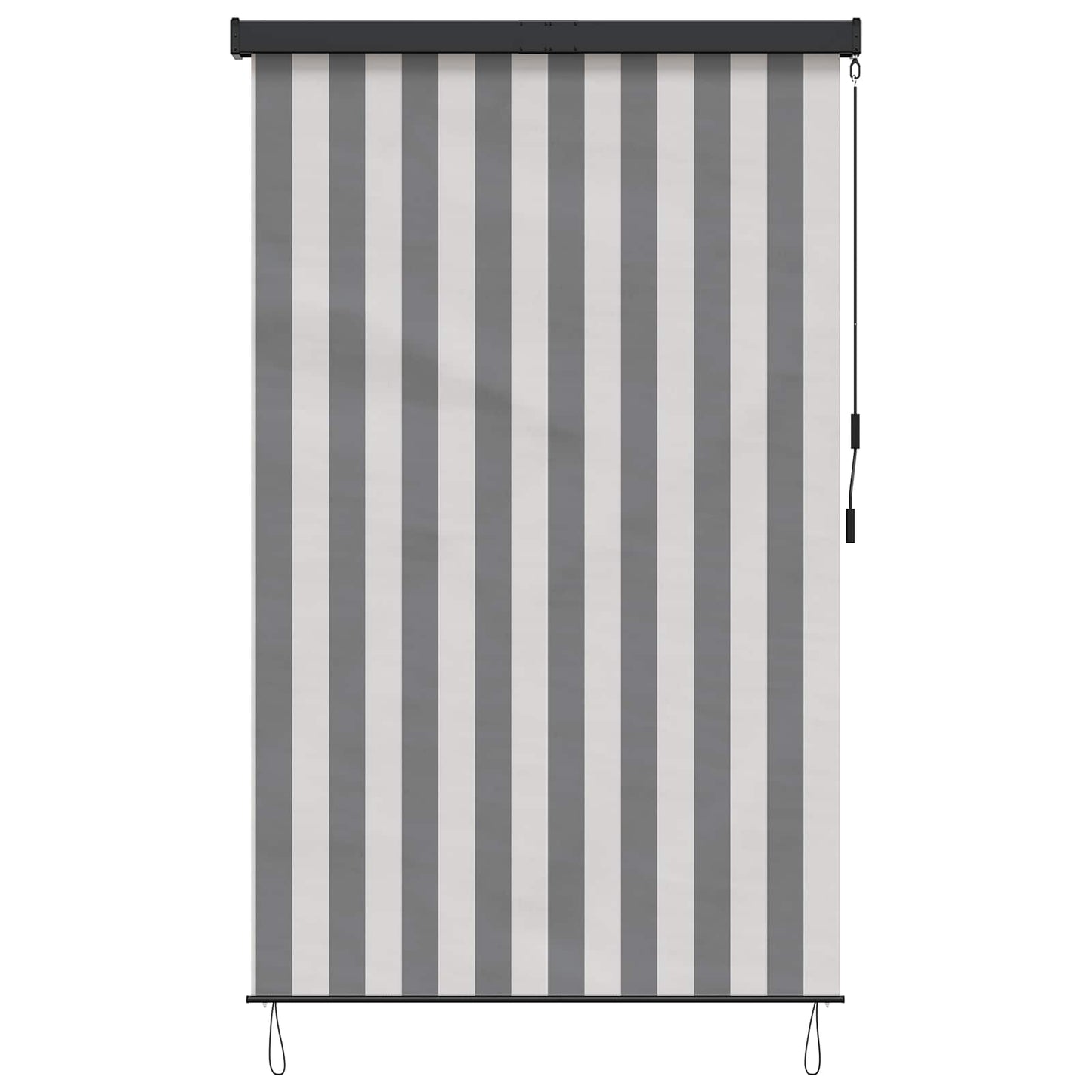 vidaXL Roller Blind Anthracite and White 100 x 250 cm 4