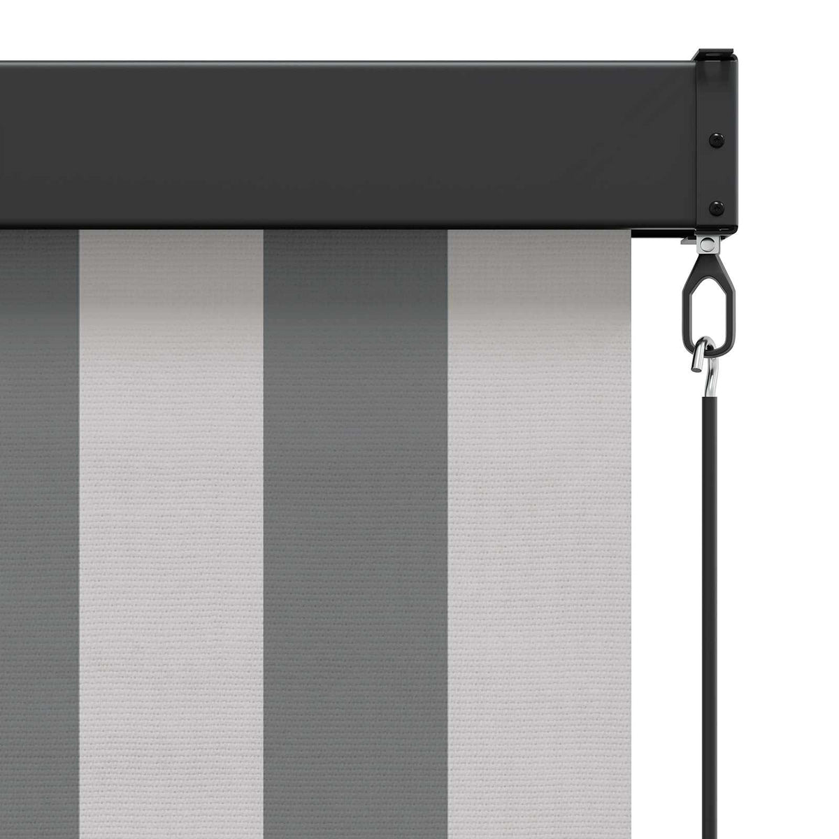 vidaXL Roller Blind Anthracite and White 140 x 250 cm 5