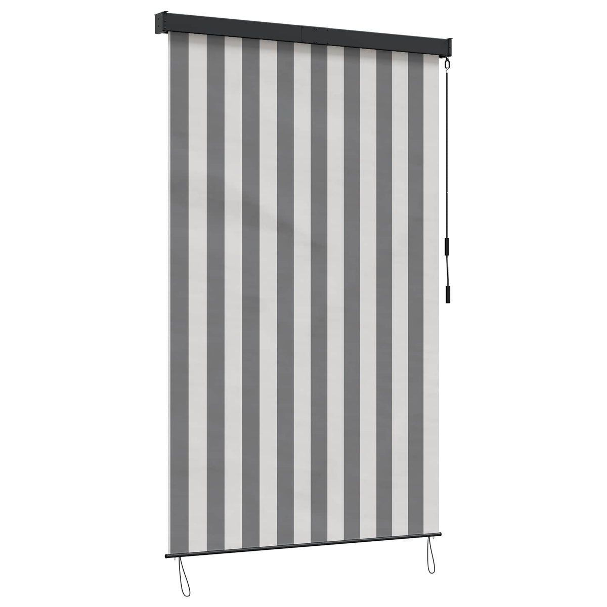 vidaXL Roller Blind Anthracite and White 140 x 250 cm 2