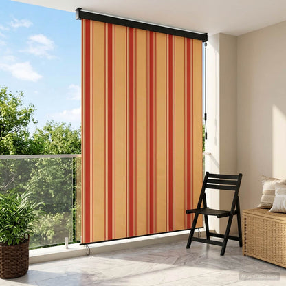 vidaXL Roller Blind Multicolour 160 x 250 cm Fabric and Aluminum 1